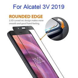 Для Alcatel 3V 2019 25D полная защитная пленка для экрана из закаленного стекла с упаковкой 10 в 1 для Coolpad LegacyFoxxd Miro L590A LG Sty1965336