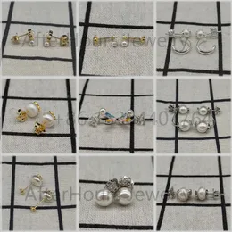 Pendientes Largos De Plata De Ley 925 para Mujer, Pendientes De perlas De alta calidad para Mujer, joyería fina con oso, entrega gratuita 240109