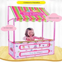 Child Ice Cream Playhouse Tent Nact Uczenie się Inside Fun 240109