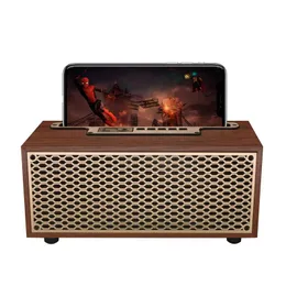 Lautsprecher Retro Bluetooth -Lautsprecher TWS Wireless Home Subwoofer Remote -Soundsystem Altavoz Tragbares Bluetooth -Heimkino