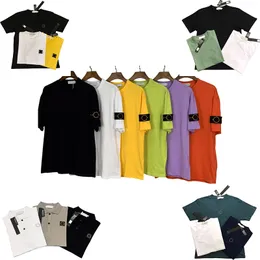 Designer-T-Shirt Herren-T-Shirt Stoneisland Herren-T-Shirt Hochwertiges Sport-Kurzarm-Bedrucktes Damen-T-Shirt Mode-Straßen-Kurzarm