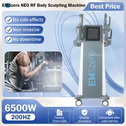 Emszero Slimming EMS HIEMT 기계 감소 전자기 자극 근육 조각 엉덩이 바디 빌딩 전문가 6500W RF 휴대용 뷰티 팔러