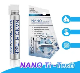 2022 1ml sıvı nano hitech ekran koruyucusu 3D kavisli kenar anti -classure koruma tam vücut mobil iPhone x Samsung S98625763