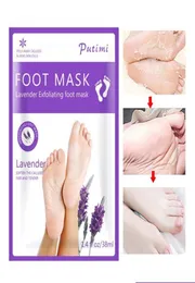 Fotbehandling Peeling Feet Mask Exfoliating Socks for Pedicure Foot Spa Care Ta bort död hud 10st.