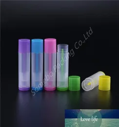 100 pçs 5g tubos de bálsamo labial de plástico vazio batom tubo chapstick recipientes para artesanato diy 5 color7625124