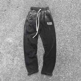 designerskie spodnie vintage cargo spodnie joggery spodnie dresowe graffiti brespant jogger pantalon towar High Street Hip Hop pary