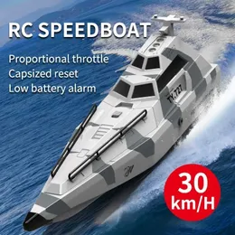 24 GHZ TY727 RC Racing Boat Turbojet Pompa Highspeed zdalny odrzutowiec Niski alarm baterii Funkcja Dorosła Dzieci Prezent 240109