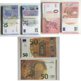 Inne świąteczne dostawy imprezowe Banknot Film Banknot 5 10 20 50 Dollar Euro Realistyczne bary zabawkowe Props Kopiuj walutę Faux-Billets 100pc