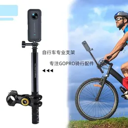 Monopiedi Moto Bicicletta Monopiede panoramico Supporto invisibile per GoPro 12 11 10 9 Insta360 One X3 X2 DJI Moto Action Camera Accessorio