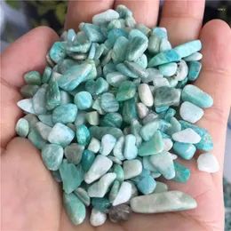 Dekoratif Figürinler 100g Doğal Amazonit Taşlı Taş Kaba Kristal İyileştirme Örnek Mineraller Ev Masası Akvaryum Dekorasyonu