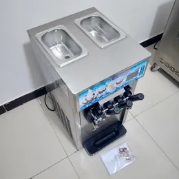 Dondurma Yapımı Makine Fiyatları Ticari Silindir Gelato Yumuşak Masaüstü Dondurma Makinesi Servis