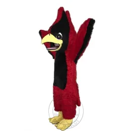 Halloween adulto tamanho grande vermelho cardeal mascote traje para festa personagem dos desenhos animados mascote venda frete grátis suporte personalização