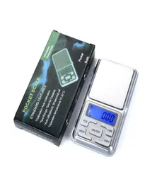 Elektronische Mini-Taschenwaage, 100 g, 200 g, 001 g, 500 g, 01 g, Schmuck-Diamantwaage, Waage, LCD-Display mit Einzelhandelsverpackung. 4843198