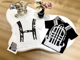 Nuevas camisetas para bebés Mochila con estampado de patrones para niños Camisetas Tamaño 100-150 Ropa de diseñador para niños Verano para niños y niñas Manga corta Jan10