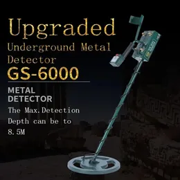 GS6000 High Accuracy Waterproof GS-6000 Underground Metal Detector Treasure Hunting Gold Can Detect Underground Depth 8.5cm 240109