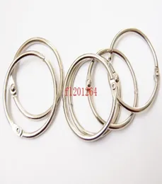 1000pcslot 50mm Book Hoop Binding Ring Binder Hoop Loose Leaf Ring DIY keyring9971351