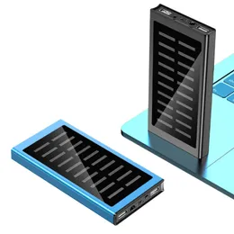 Aluminium stopu słonecznego 20000 mAh Przenośna ładowarka słoneczna z panelami słonecznymi bank energii słonecznej do smartfona