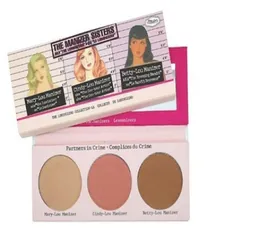 The Manizer Sisters Cindylou MaryLou BettyLou 3 colori pressati viso bronzer in polvere ombretto trucco cosmetico highlight Shimmer4598741