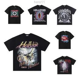 Hellstar camisa designer camisas curtas homens mais camisetas de alta qualidade 100 hellstar camiseta unisex manga curta camisetas tops high street retro mulheres tshirt j4ue wj wjk3