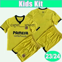 ESPNSport 2023 24 Villarreal Pau Chukwueze Kids Kit Soccer Jersey