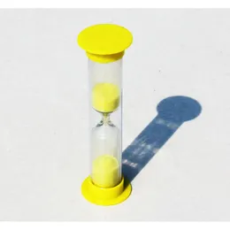 Other Clocks Accessories Wholesale Mini Sandglass Hourglass Sand Clock Timer 120 Seconds 2 Minute Glass Tube Timing Cooking Games Dhlfi