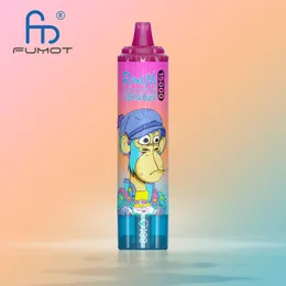 Originale Fumot facotry monouso Vape RandM Tornado 15000 soffi indicatore di potenza dell'olio dispositivo multi colore di grande capacità Spedizione gratuita 41 colori