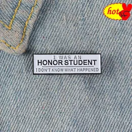 Honor Student broszka SN SN SKULL Enamel Pins