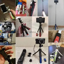 Monopiedi per selfie Benro MK10 Treppiede per selfie Stick Bluetooth 3 0 Monopiede per selfie regolabile in acciaio inossidabile per IOS Android YQ240110