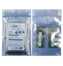 100st Static Shielding Ziplock Bag ESD Väskor 4x6 tum återförslutningsbar antistatisk blixtlåsväska för SSD HDD och elektroniska enheter9897567