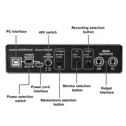 1 セット Upod プロフェッショナル外部サウンドカードマイク 48V USB Amazon.co.jp: 1 セット Upod プロフェッショナル外部サウンド