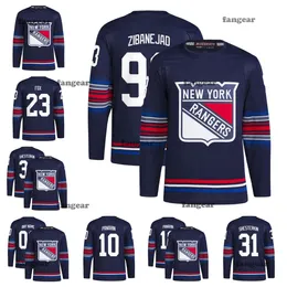 10 Artemi Panarin New Y Rangers Hockey Maglie 31 Igor Shesterkin 5 Ben Harpur 24 Kaapo Kakko 48 Kalynuk 88 Patrick Kane Ryan Lindgren Mikkola Custom Men Domms Dams Bambini per bambini