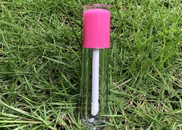 Lila, Rosa, Schwarz, Weiß, 5-ml-Flaschen, transparentes Oberteil, rund, DIY-Sub-Personalisierung, Kosmetikpaket, Lipgloss-Tubenflasche, leere Balsam-Flasche 7837166