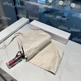 Kadın Moda Şemsiyesi Yaz Katlama Şemsiye Lüks Şemsiye Klasik Siyah Şemsiye Yağmur Şemsiyesi için Katlanır Hediye Paketleme