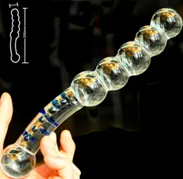 5 kralen pyrex glas nep mannelijke lul anale dildo kristal kunstmatige penis plug volwassen masturbator product speeltjes voor homo vrouwen mannen 14178254