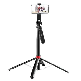 Tripés Ulanzi MA09 Bluetooth Controle Remoto Selfie Stick Tripé com Gopro Mount 1/4 '' Parafuso GoPro Phone Stand para Live Streaming Vlog