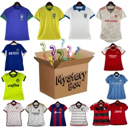 National Club Football Jersey Mystery Box Clearance Sale varje säsong thailändsk kvalitet Fotboll Jersey födelsedagspresent ger slumpmässigt till ditt älskade son kit bästa kvalitet