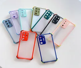 삼성 A10S A30 A20S A21S A21S A22 A32 4G A52 A72 A70 A51 A71 A02S A03S iPhone 13 17072068의 반투명 프로스트 매트 충격 방지 케이스.