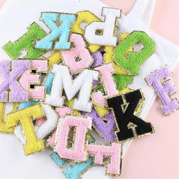 Adesivo em feltro grande, toalha rosa, letras em inglês, patches para roupas, apliques bordados, nome de roupas, acessórios de artesanato diy263w