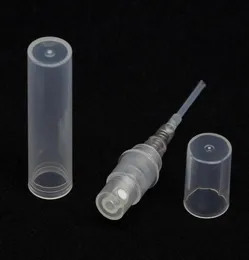 Mini plastik sprey şişe 2ml 3ml 4ml 5ml atomizer doldurulabilir parfüm şişesi şişe ince sis boş kozmetik örnek konteyner p8315200