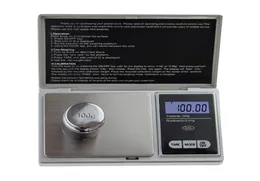 100G x 001G Mini Digital Scale Electronic Weight Scale Measure Laboratory Jewely Diamond Balanca 001G Hög Precision Vägning T8070096