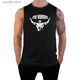 Tanktops voor heren Mouwloos T-shirt van mesh Gym Warriors Bodybuildingkleding Workout Tanktops Sneldrogend Spier Fitness Stringer Vest T240110