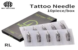 Aghi sterili per cartucce monouso per tatuaggio 10 pezzi RL Ago sterile per macchine rotative Pen Liner Tatuaggi Forniture3960859