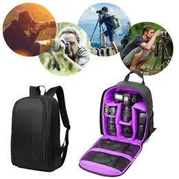 Multi-functional Outdoor Camera Backpack Video Digital Shoulder Camera Bag Waterproof Camera Photo Bag Case for DSLR