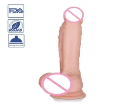 Utimi 7 Zoll großer riesiger Silikondildo, realistischer Saugnapf-Dildo, Penis-Sexspielzeug für Frauen Y1910246713102