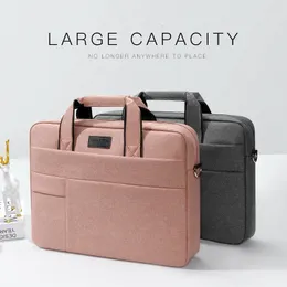 Shockproof Laptop Bag 12 13 14 15 156 inch Lady Man Sleeve Case For Air Pro 133 154 Handbag briefcase 240109