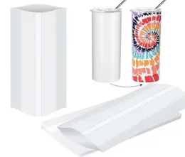 Sublimation Shrink Film Bag 100pcllot Paper na chude kubek zwykły wina Salle135x260mm 180x290mm 20 unz 30 unz 12O5685890