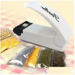 Other Household Sundries 200Pcs White Mini Portable Heat Sealing Hine Plastic Impse Packing Bag Sealer Lovely Designed Drop Delivery Dhyz0