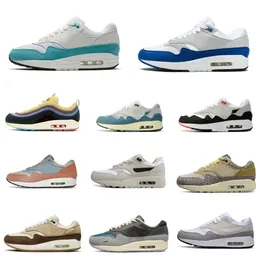 Scarpe da ginnastica 1 Uomo Donna Scarpe da corsa 1s Patta Aqua 87 Nero Bianco Grigio Sport Rosso Rumore Monarch Tennis Marrone Maxs Cave Stone Saturn Airs Uomo Atomic Teal Scarpe da ginnastica sportive