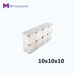 imanes refrigerator magnets fridge 10pcs n35 super strong rare earth permanet cube magnet powerful neodymium 101010mm ZZ