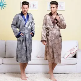 Ensemble pyjama en Satin de soie pour hommes, pyjama, vêtements de nuit, Robe de nuit, U.S.S M L XL 2XL 3XL, 240110